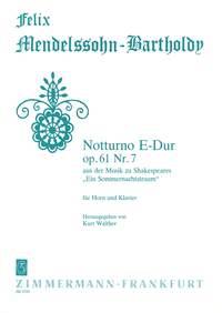 Notturno E-Dur op. 61/7